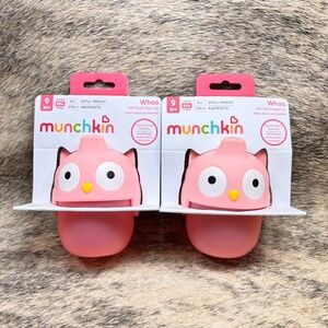 Munchkin Whoo Soft-Touch Owl Sippy Cup Bundle